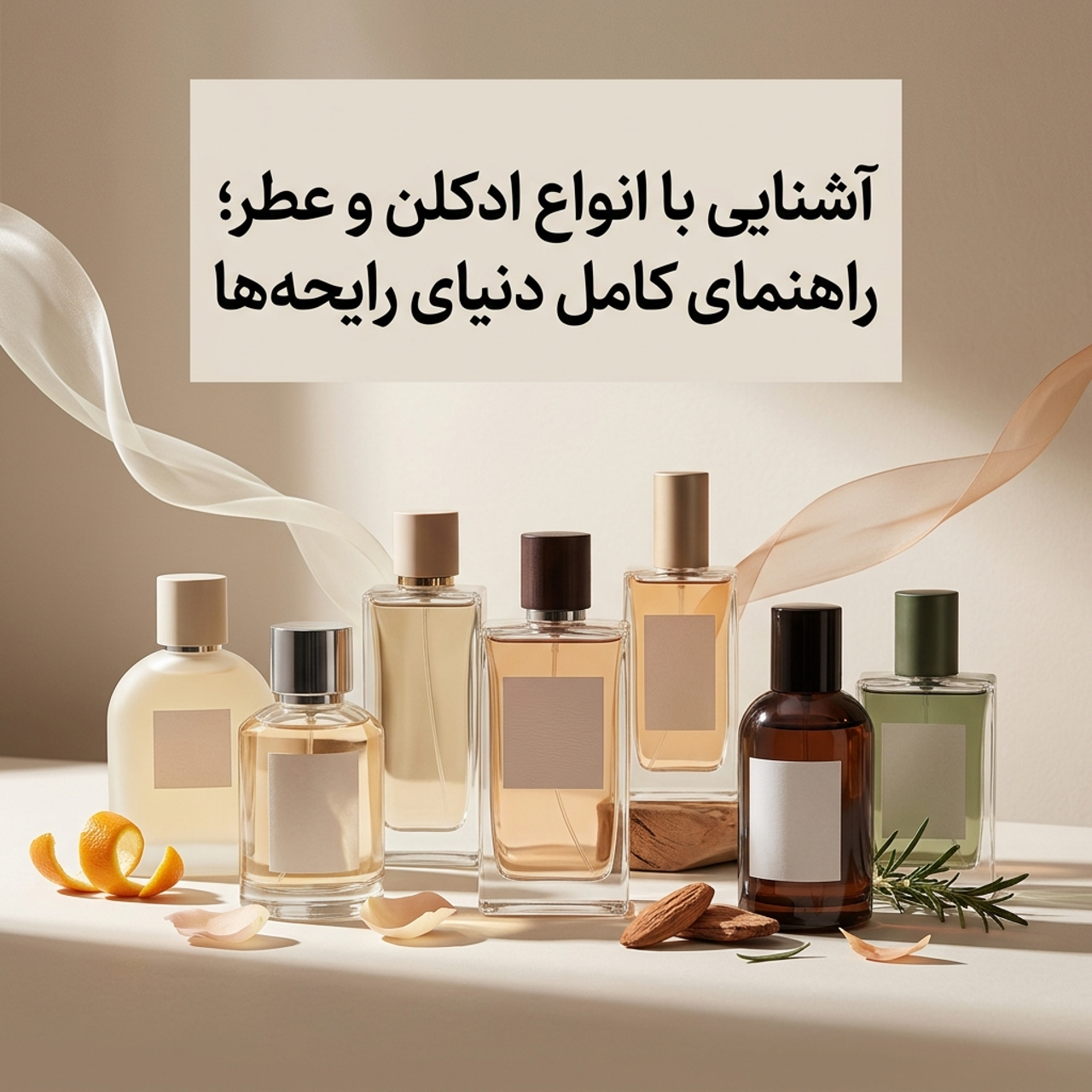 آشنایی با انواع ادکلن و عطر؛ راهنمای کامل دنیای رایحه‌ها